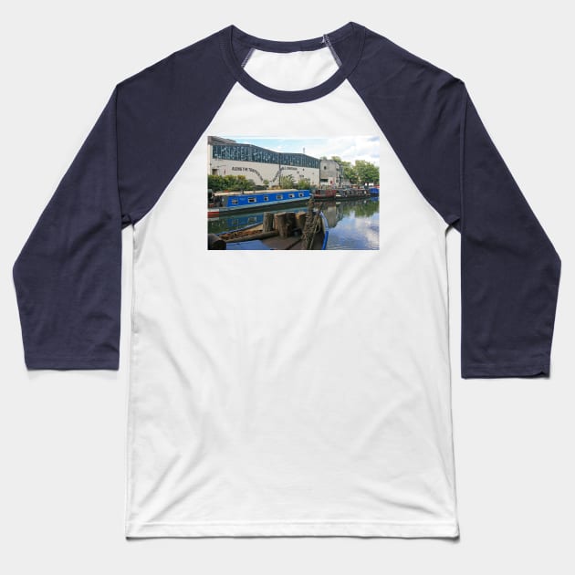 Grand Union Canal, Brentford, August 2020 Baseball T-Shirt by RedHillDigital